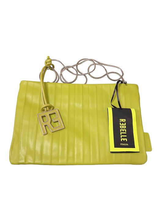 Rebelle leather clutch bag