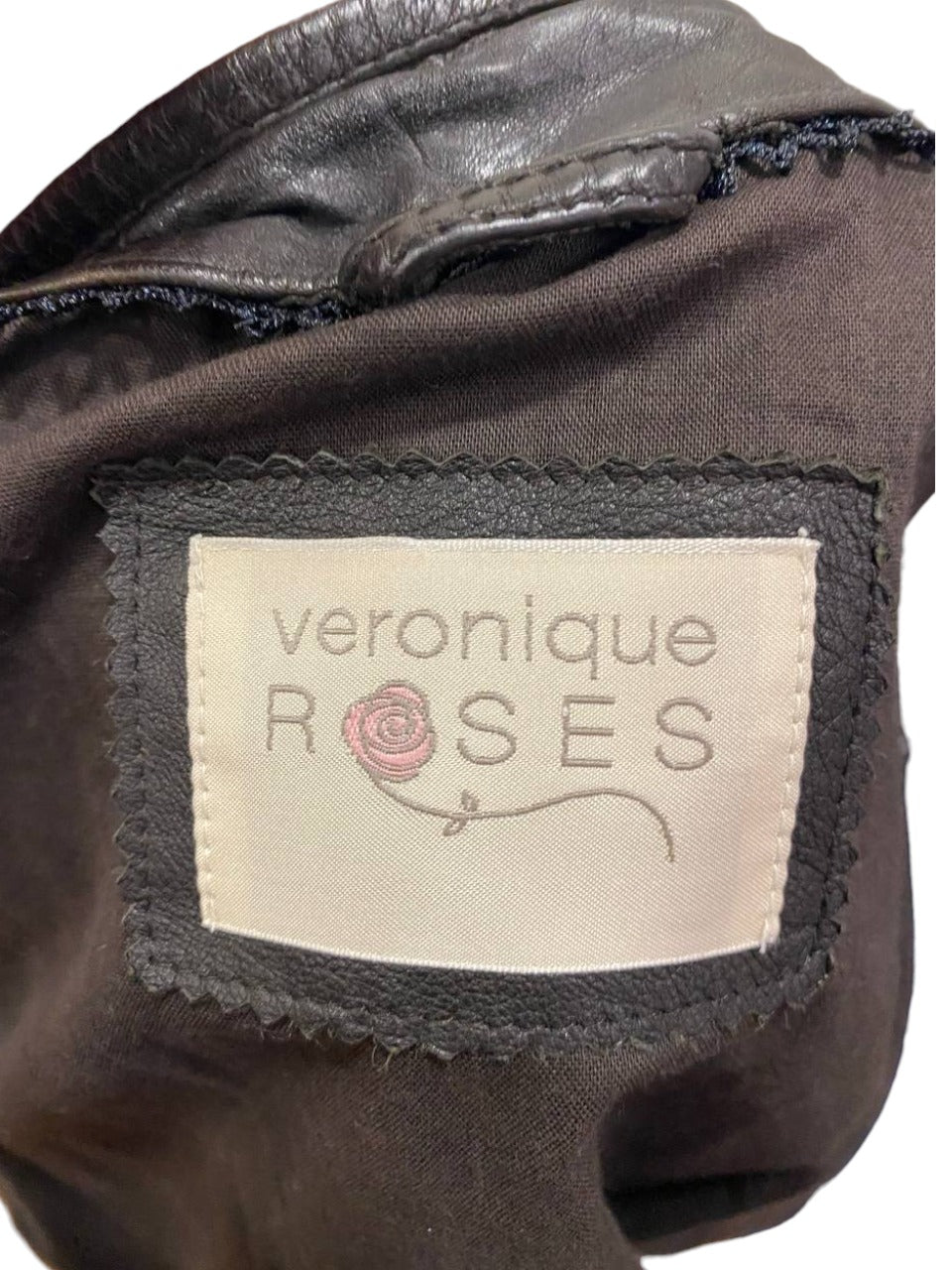 Veronique Roses Women's Leather Jacket