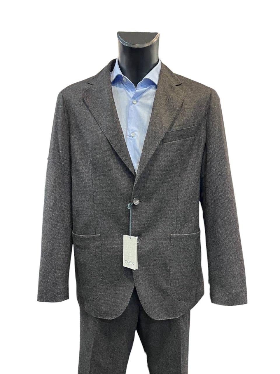 Suit 0909 Men - Melange grey
